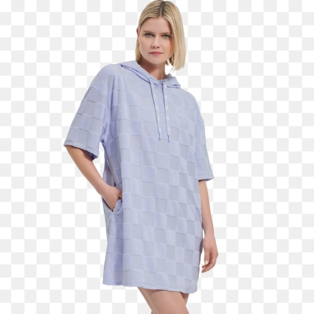 🆕️UGG Australia Kassey Check Pattern Hooded Dress. Women's Size: XL.